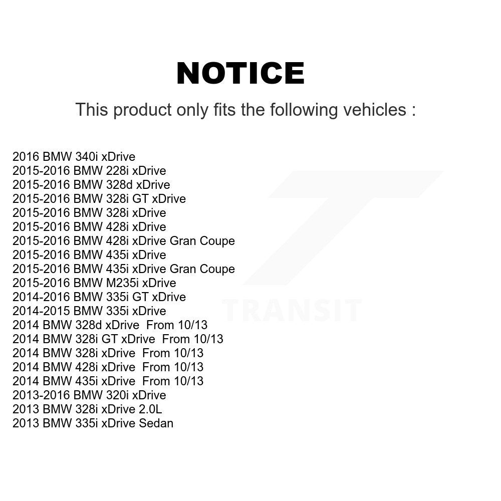 [Avant] Kit d'ensemble roulement de roue et moyeu pour BMW 328i xDrive 320i 428i 335i GT 328d 435i Gran Coupe 228i 340i M235i K70-101479