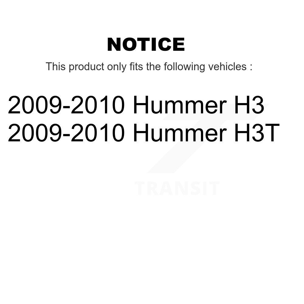 [Avant] Ensemble roulement de roue et moyeu pour 2009-2010 Hummer H3T H3 K70-101490