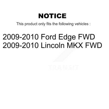 [Arrière] Kit d'ensemble roulement de roue et moyeu pour 2009-2010 Ford Edge Lincoln MKX FWD K70-101517