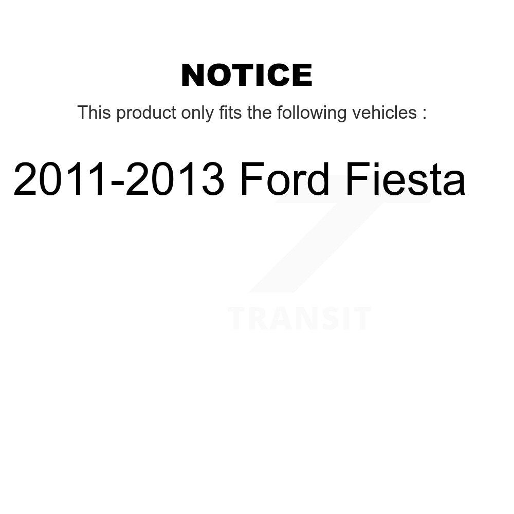 [Avant + Arrière] Kit de Roulement de roue pour 2011-2013 Ford Fiesta K70-101573