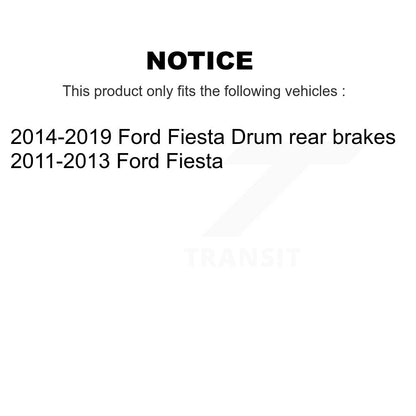 [Avant + Arrière] Kit de Roulement de roue pour 2011-2013 Ford Fiesta K70-101573