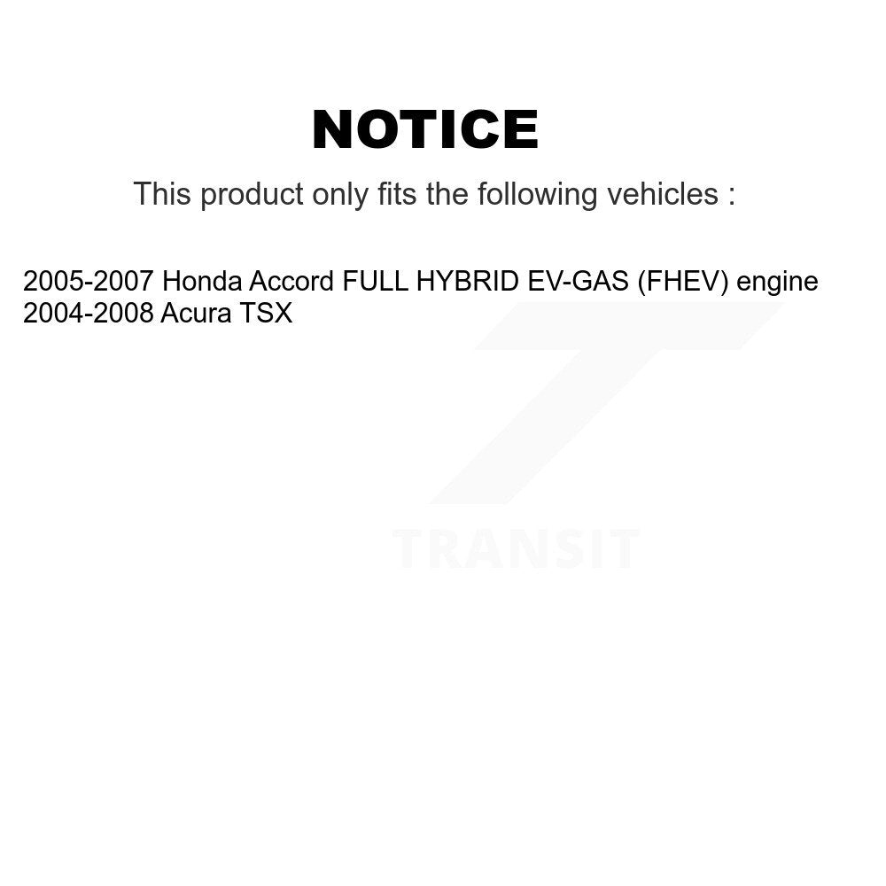 [Avant + Arrière] Kit de Roulement de roue pour Honda Accord Acura TSX K70-101607