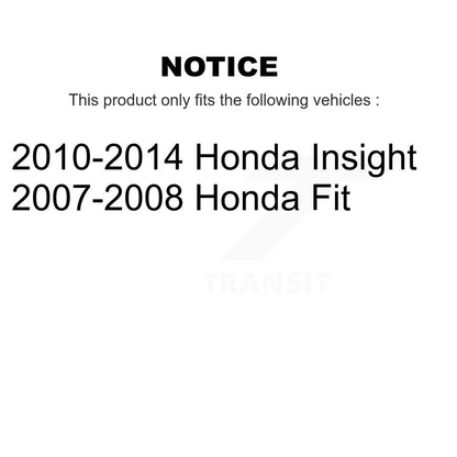 [Avant + Arrière] Kit de Roulement de roue pour Honda Fit Insight K70-101643