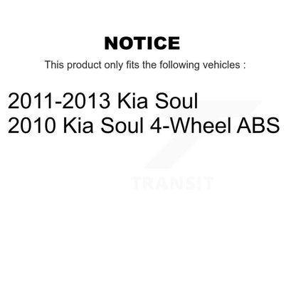 [Avant + Arrière] Kit de Roulement de roue pour Kia Soul K70-101648