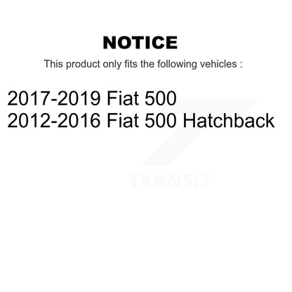 [Avant + Arrière] Kit de Roulement de roue pour Fiat 500 K70-101684