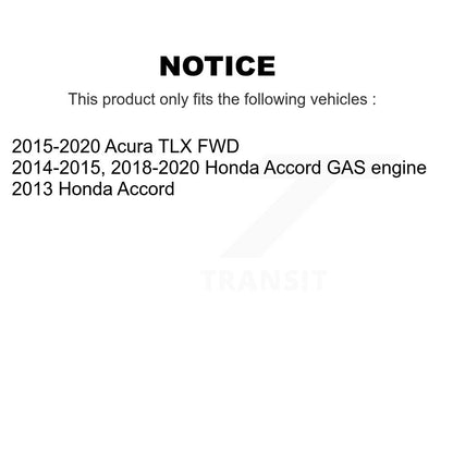 [Avant + Arrière] Kit de Roulement de roue pour Honda Accord Acura TLX K70-101690