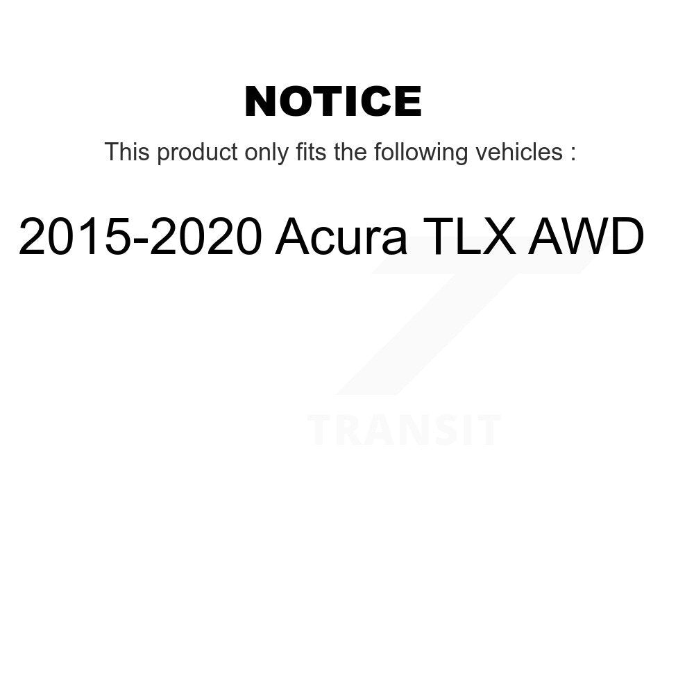 [Avant + Arrière] Kit de Roulement de roue pour 2015-2019 Acura TLX AWD K70-101691