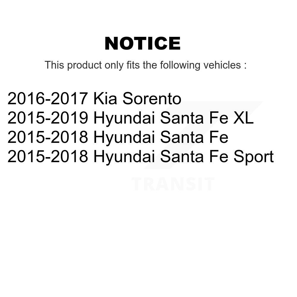 [Avant] Kit d'ensemble roulement de roue et moyeu pour Hyundai Santa Fe Sport Kia Sorento XL K70-101714