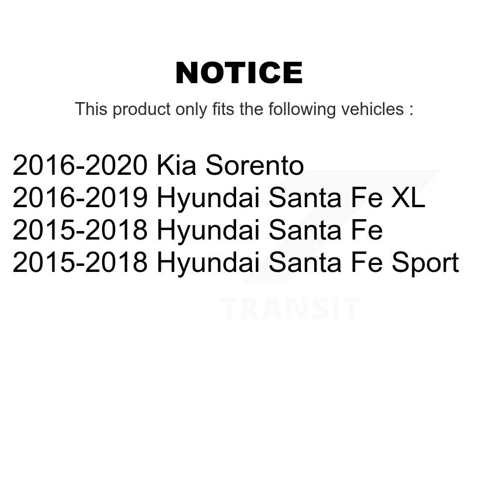 [Avant] Kit d'ensemble roulement de roue et moyeu pour Hyundai Santa Fe Sport Kia Sorento XL K70-101714