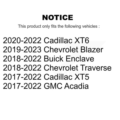 [Avant] Kit d'ensemble roulement de roue et moyeu pour Chevrolet Traverse GMC Acadia Cadillac XT5 Buick Enclave K70-101809