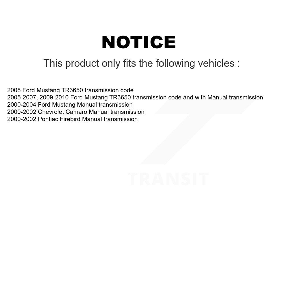 [Arrière] Kit d'ensemble roulement de roue et cage pour Ford Mustang Chevrolet Camaro Pontiac Firebird K70-101838