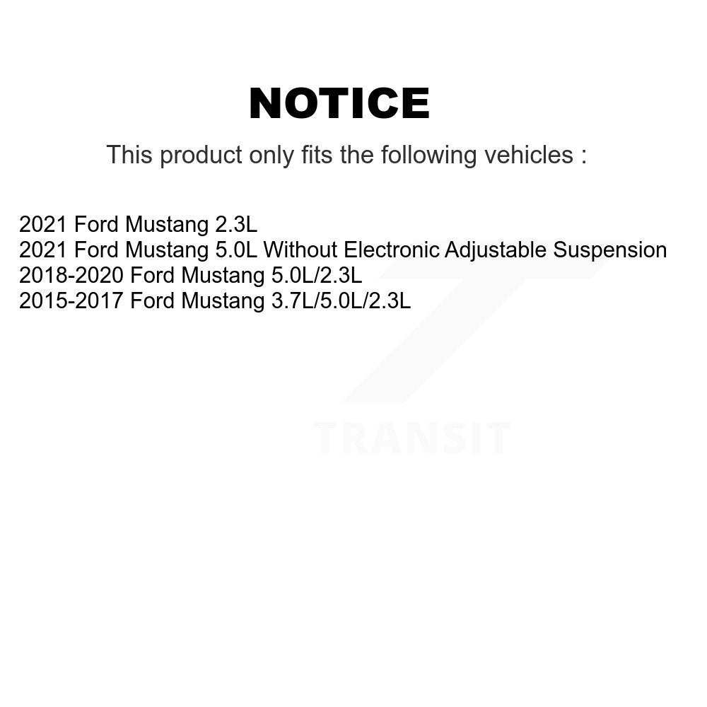[Avant et Arrière] Ensemble roulement de roue et moyeu pour Ford Mustang K70-101862