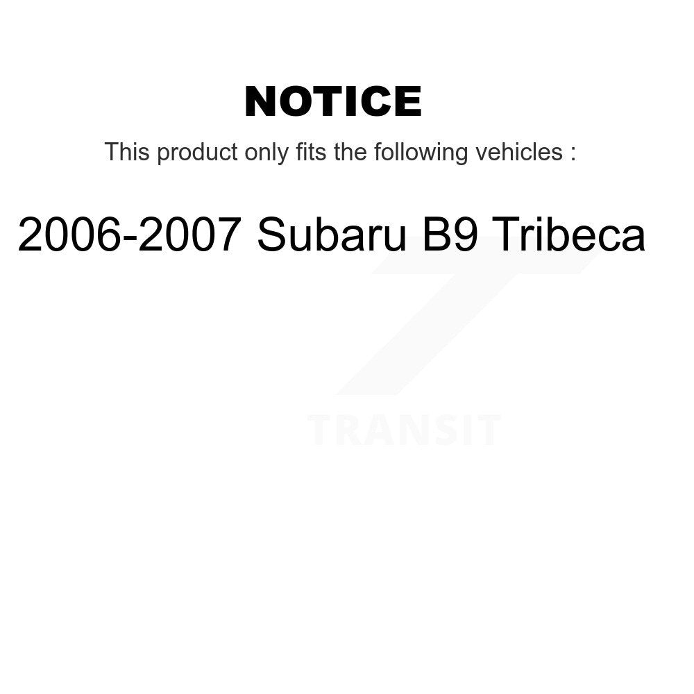 [Avant et Arrière] Ensemble roulement de roue et moyeu pour 2006-2007 Subaru B9 Tribeca K70-101866