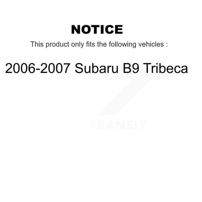 [Avant et Arrière] Ensemble roulement de roue et moyeu pour 2006-2007 Subaru B9 Tribeca K70-101866