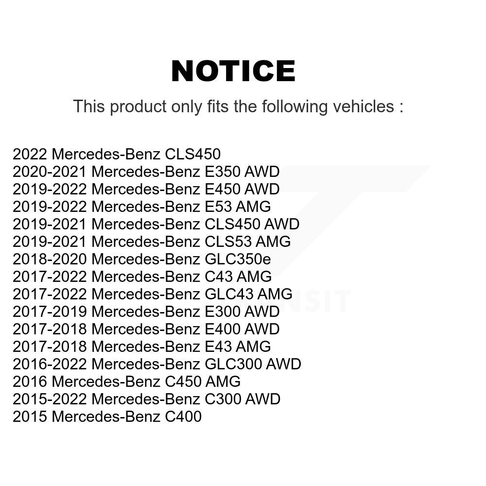[Avant] Ensemble roulement de roue et moyeu pour Mercedes-Benz GLC300 C300 C43 AMG GLC43 E400 K70-101870