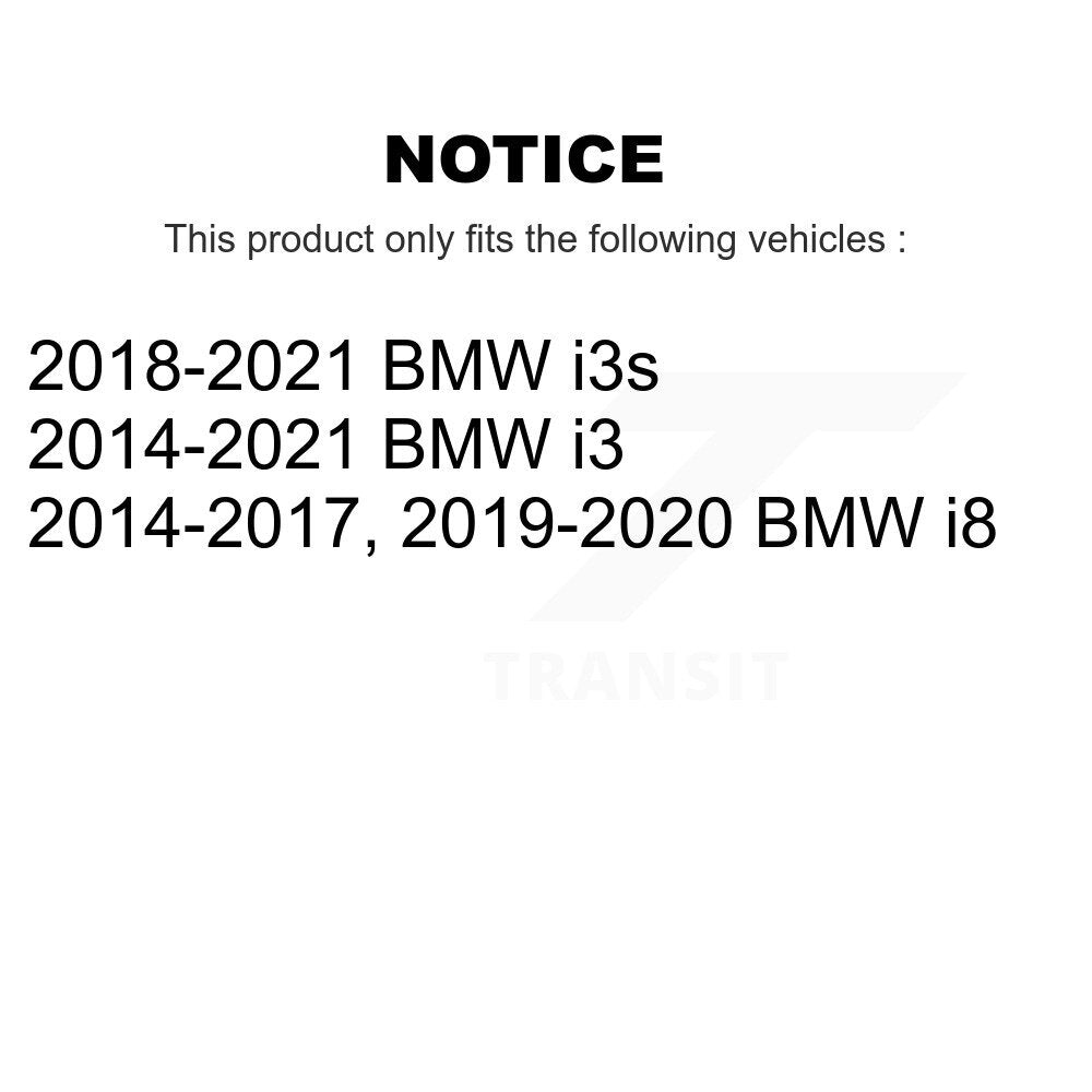 [Arrière] Ensemble roulement de roue et moyeu pour BMW i3 i8 i3s K70-101888