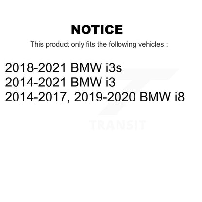 [Arrière] Ensemble roulement de roue et moyeu pour BMW i3 i8 i3s K70-101888