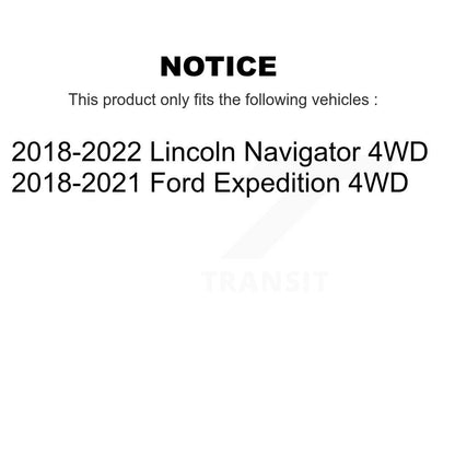 [Avant et Arrière] Ensemble roulement de roue et moyeu pour Ford Expedition Lincoln Navigator 4WD K70-101920