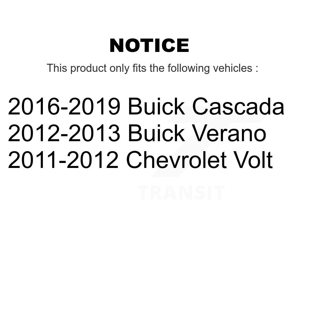 [Avant et Arrière] Ensemble roulement de roue et moyeu pour Buick Verano Chevrolet Volt Cascada K70-101932