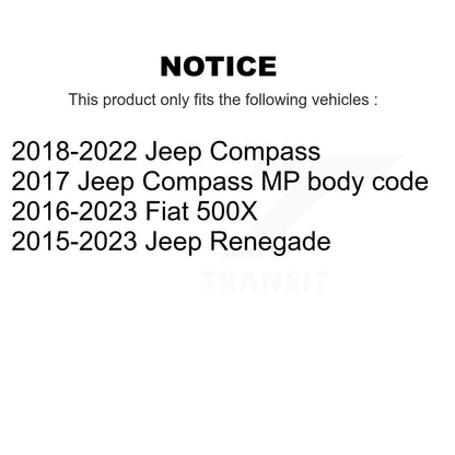 [Avant] Ensemble roulement de roue et moyeu pour Jeep Compass Renegade Fiat 500X K70-101952
