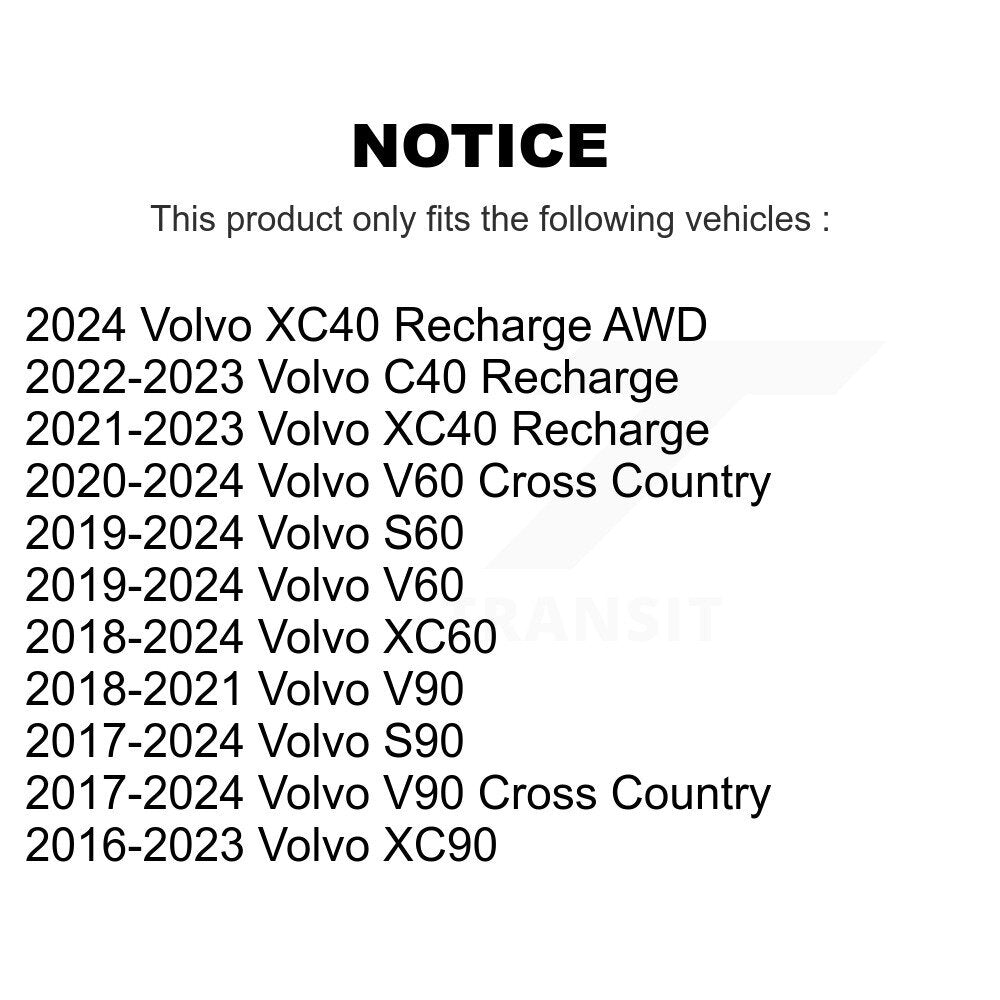 [Avant] Ensemble roulement de roue et moyeu pour Volvo XC60 XC90 XC40 Recharge S60 V60 Cross V90 K70-101953