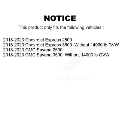 [Avant] Ensemble roulement de roue et moyeu pour GMC Chevrolet Savana 2500 Express 3500 4500 K70-101954