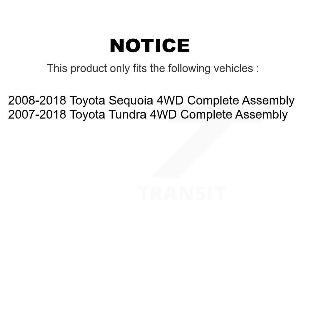 [Avant] Ensemble roulement de roue et moyeu pour Toyota Tundra Sequoia Complete 4WD K70-101958