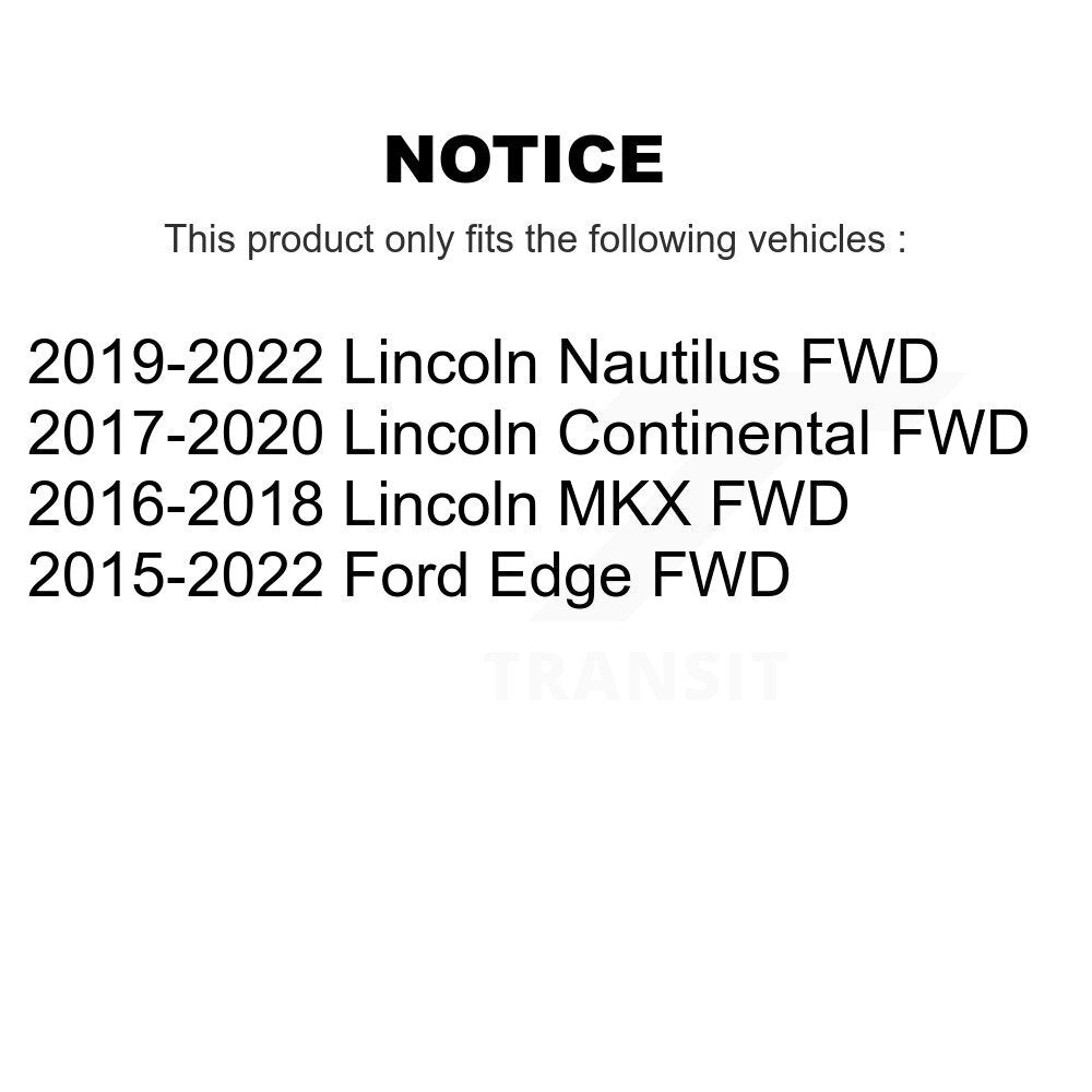 [Arrière] Ensemble roulement de roue et moyeu pour Ford Edge Lincoln Nautilus MKX Continental FWD K70-101966