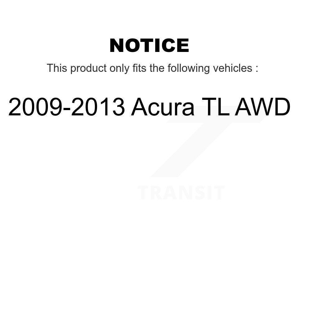 [Avant et Arrière] Roulement de roue pour 2009-2013 Acura TL AWD K70-101984