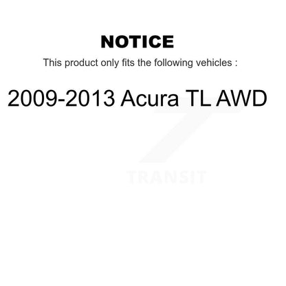 [Avant et Arrière] Roulement de roue pour 2009-2013 Acura TL AWD K70-101984