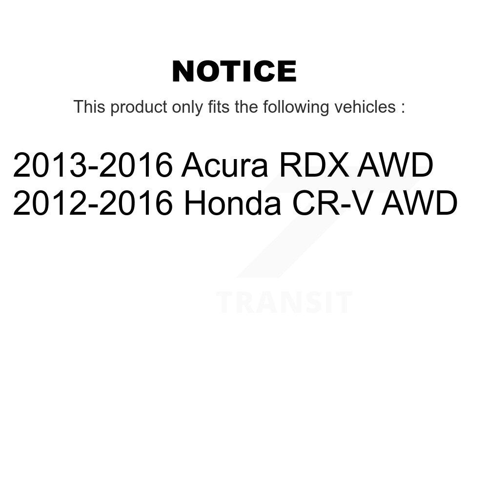 [Avant et Arrière] Roulement de roue pour Honda CR-V Acura RDX AWD K70-102007