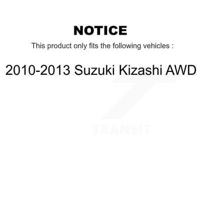 [Avant et Arrière] Ensemble roulement de roue et moyeu pour 2010-2013 Suzuki Kizashi AWD K70-102026