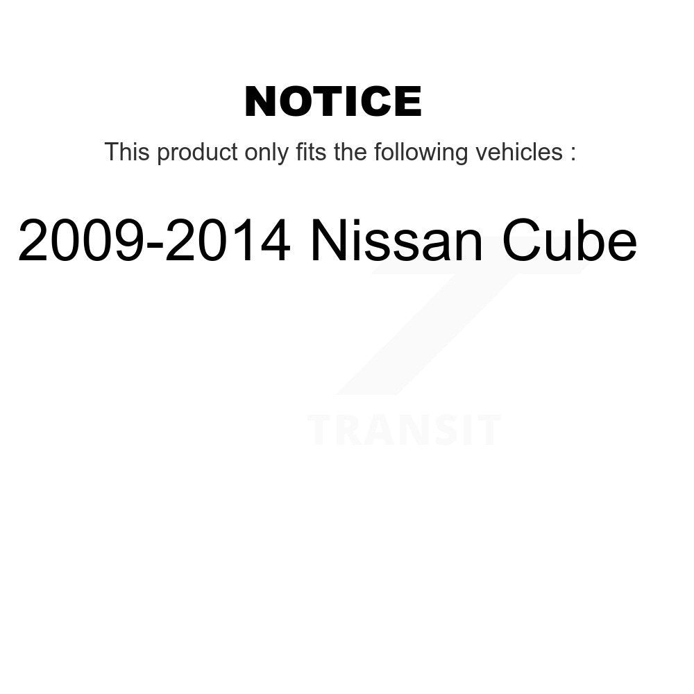 [Avant et Arrière] Ensemble roulement de roue et moyeu pour 2009-2014 Nissan Cube K70-102048