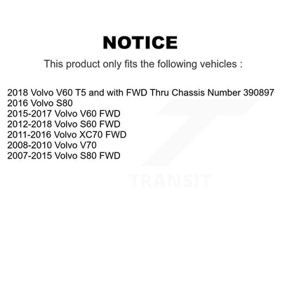 [Avant et Arrière] Ensemble roulement de roue et moyeu pour Volvo S60 XC70 V60 S80 V70 K70-102049