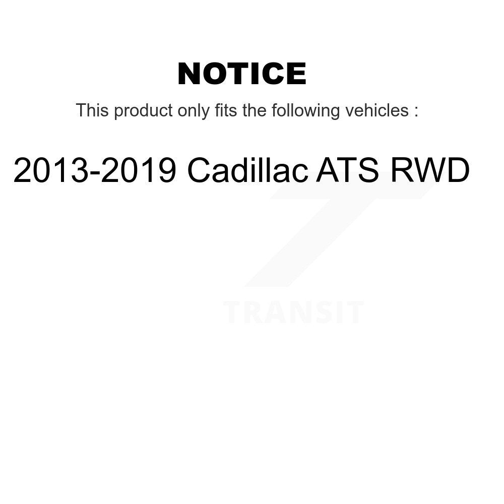 [Avant et Arrière] Ensemble roulement de roue et moyeu pour 2013-2019 Cadillac ATS RWD K70-102051