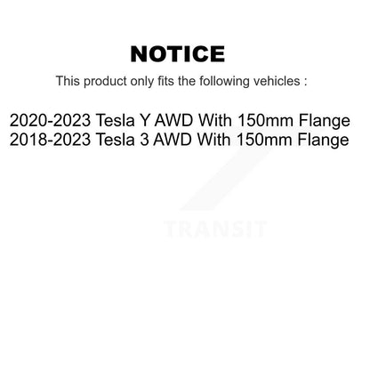 [Avant] Ensemble roulement de roue et moyeu pour Tesla 3 Y With 150mm Flange AWD K70-102062