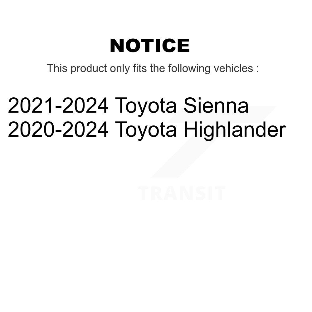 [Avant] Ensemble roulement de roue et moyeu pour Toyota Highlander Sienna K70-102066