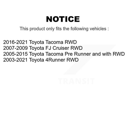 [Avant] Ensemble roulement de roue et moyeu pour Toyota Tacoma 4Runner FJ Cruiser K70-102067