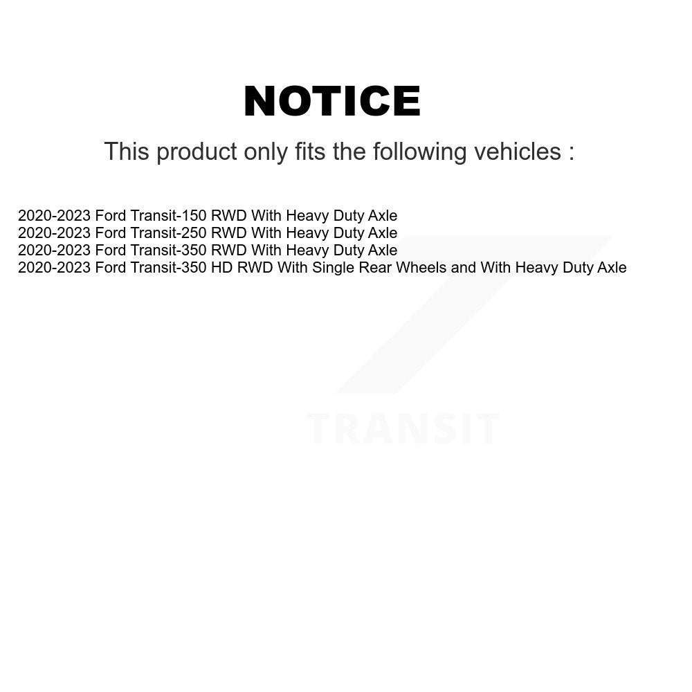 [Avant] Ensemble roulement de roue et moyeu pour Ford Transit-250 Transit-350 Transit-150 HD RWD K70-102076