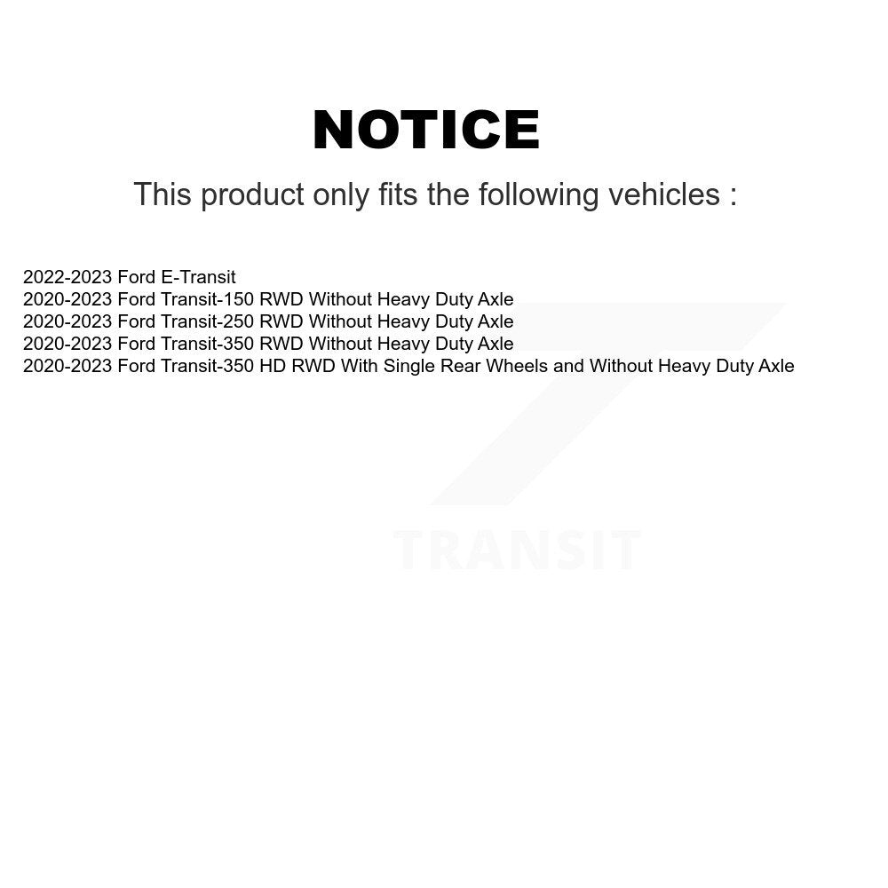 [Avant] Ensemble roulement de roue et moyeu pour Ford Transit-250 Transit-350 Transit-150 HD K70-102078