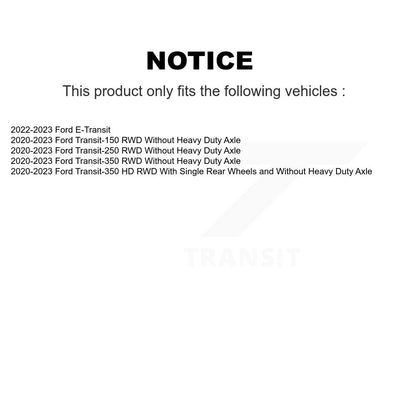 [Avant] Ensemble roulement de roue et moyeu pour Ford Transit-250 Transit-350 Transit-150 HD K70-102078