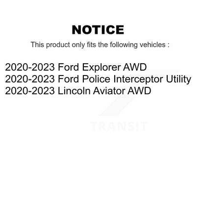 [Avant] Ensemble roulement de roue et moyeu pour Ford Explorer Lincoln Aviator Police Utility K70-102085