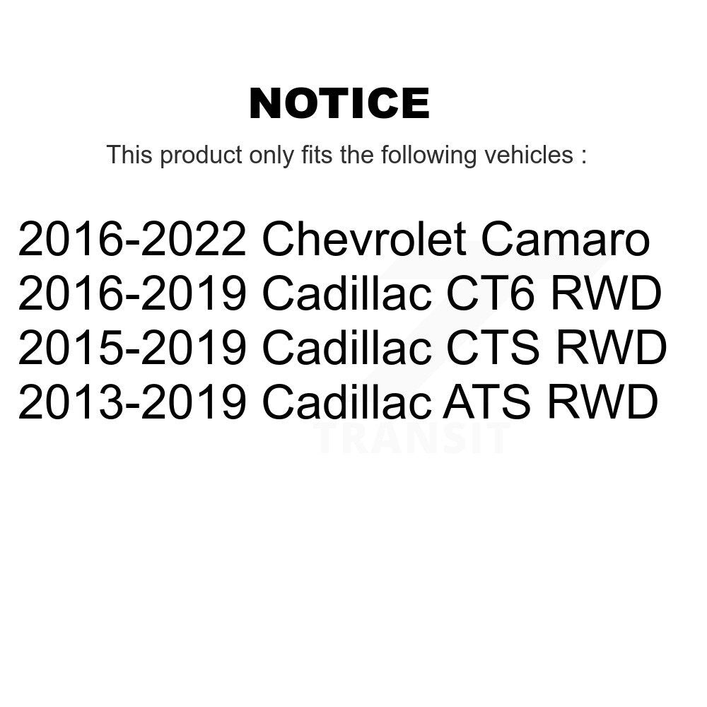 [Avant] Ensemble roulement de roue et moyeu pour Cadillac ATS Chevrolet Camaro CTS CT6 K70-102088