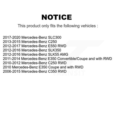 [Avant] Ensemble roulement de roue et moyeu pour Mercedes-Benz C300 E350 C350 C250 E550 SLK350 K70-102091