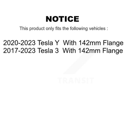 [Arrière] Ensemble roulement de roue et moyeu pour Tesla 3 Y With 142mm Flange K70-102098