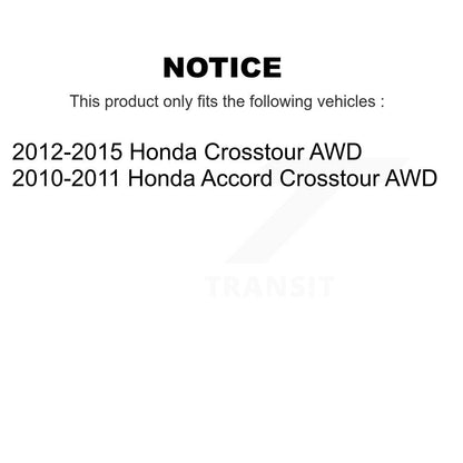 [Arrière] Ensemble roulement de roue et moyeu pour Honda Accord Crosstour AWD K70-102114