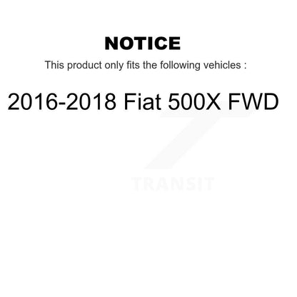 [Avant et Arrière] Roulement de roue pour 2016-2018 Fiat 500X FWD K70-102137