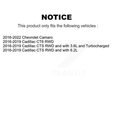 [Avant et Arrière] Ensemble roulement de roue et moyeu pour Chevrolet Camaro Cadillac CTS CT6 K70-102148