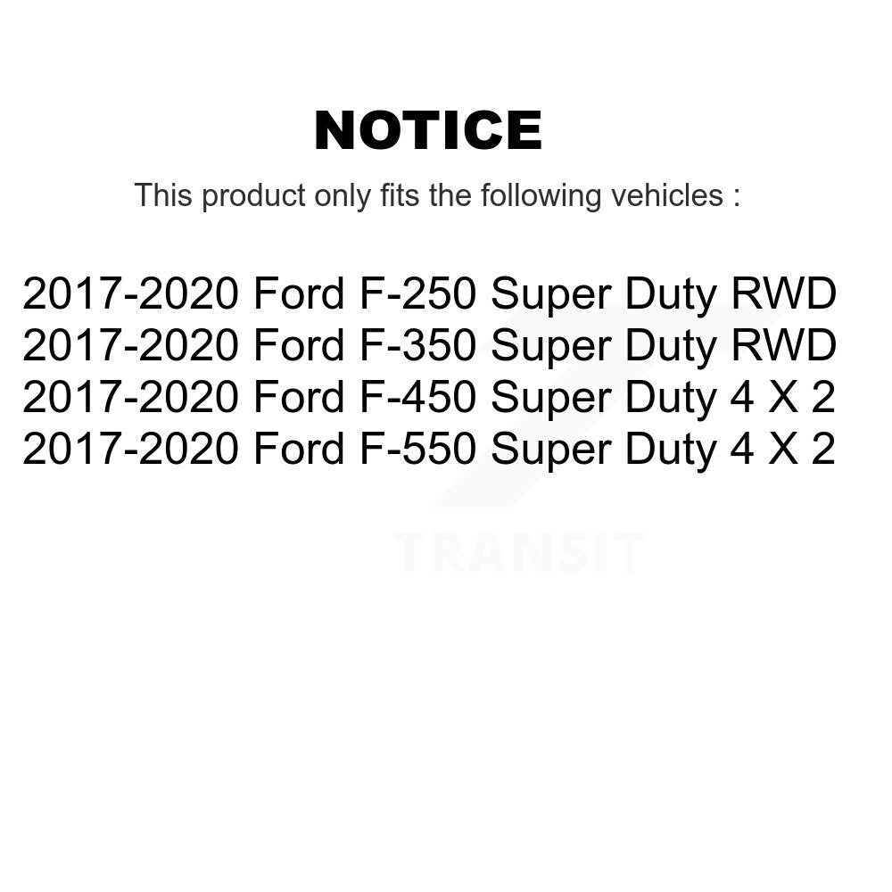 [Avant] Ensemble roulement de roue et moyeu pour Ford F-350 Super Duty F-250 F-450 F-550 K70-102174