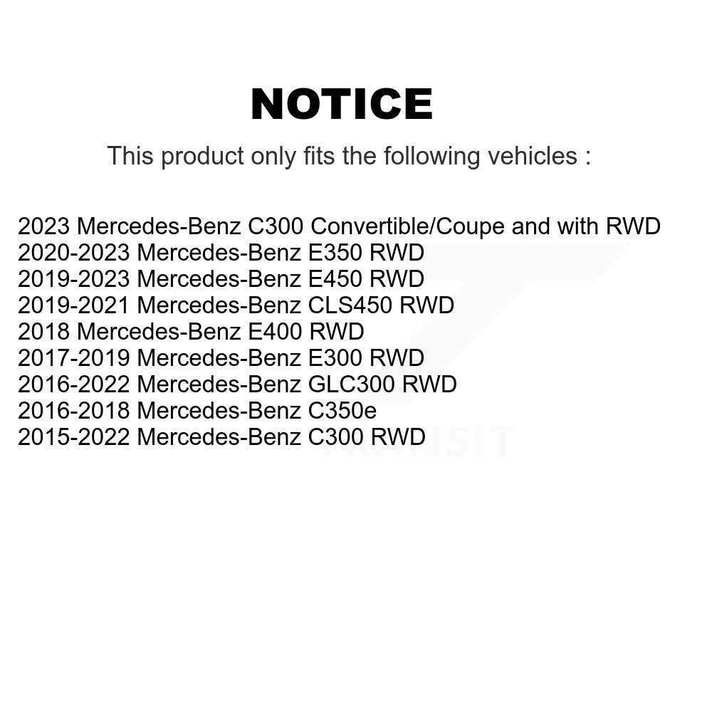 [Avant] Ensemble roulement de roue et moyeu pour Mercedes-Benz GLC300 C300 E450 E400 E300 E350 K70-102182